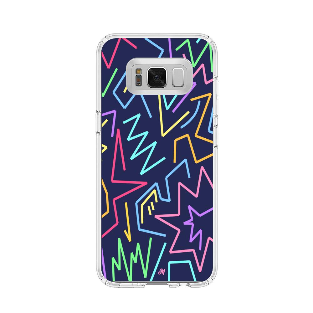 Case para Samsung s8 Plus Lineas Magneticas Coloridas - Mandala Cases
