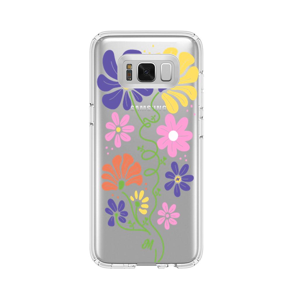 Case para Samsung s8 Plus Flores abstractas - Mandala Cases