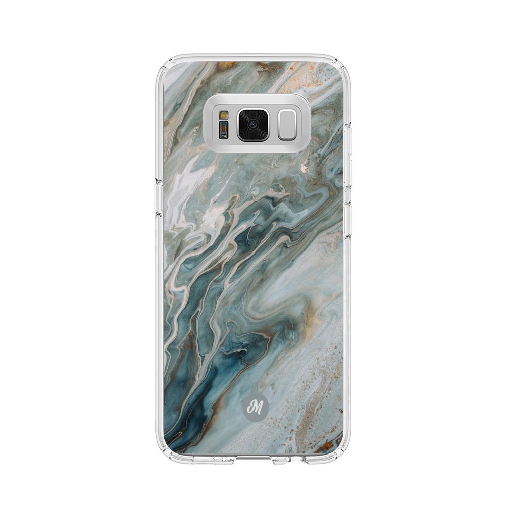 Cases para Samsung s8 Plus liquid marble gray - Mandala Cases