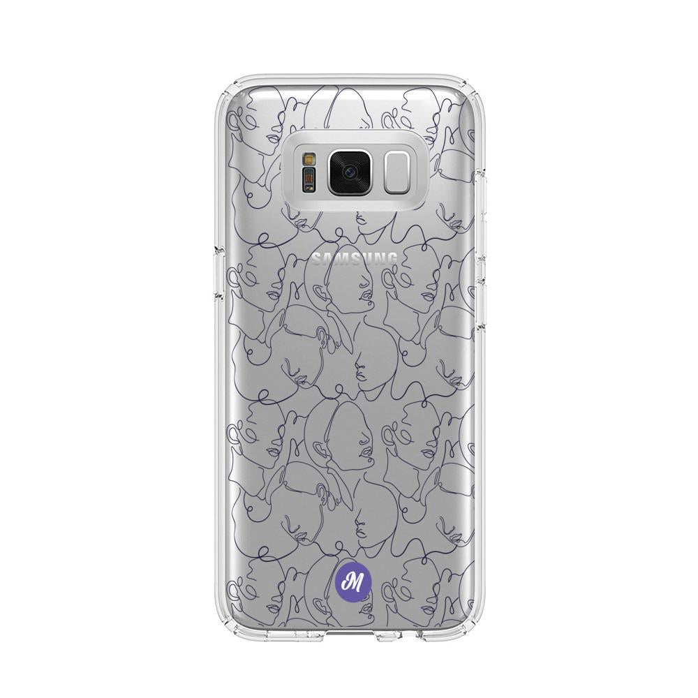 Cases para Samsung s8 Plus Funda Caras en Líneas Remake - Mandala Cases