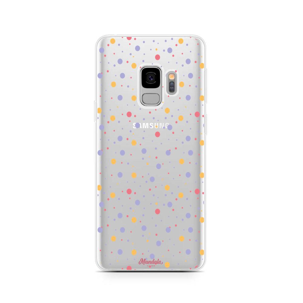 Case para Samsung S9 Plus puntos de coloridos-  - Mandala Cases