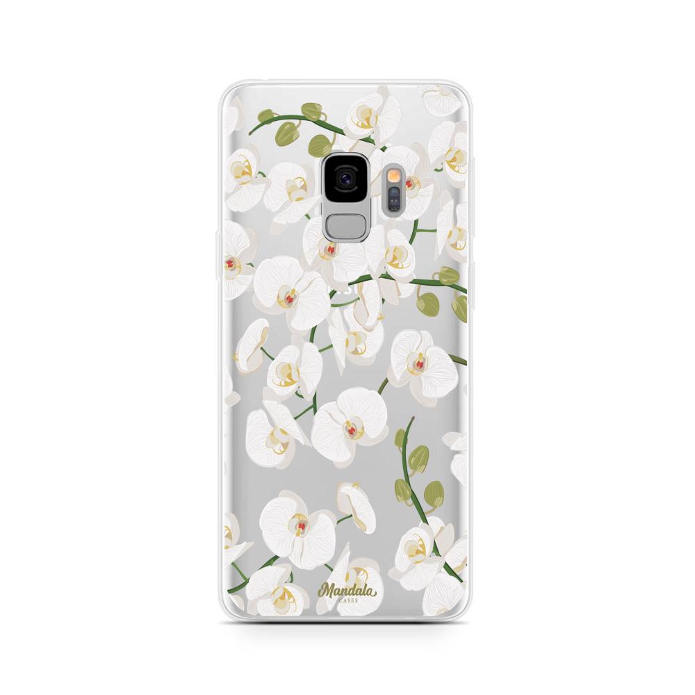 Case para Samsung S9 Plus Funda Orquídeas  - Mandala Cases