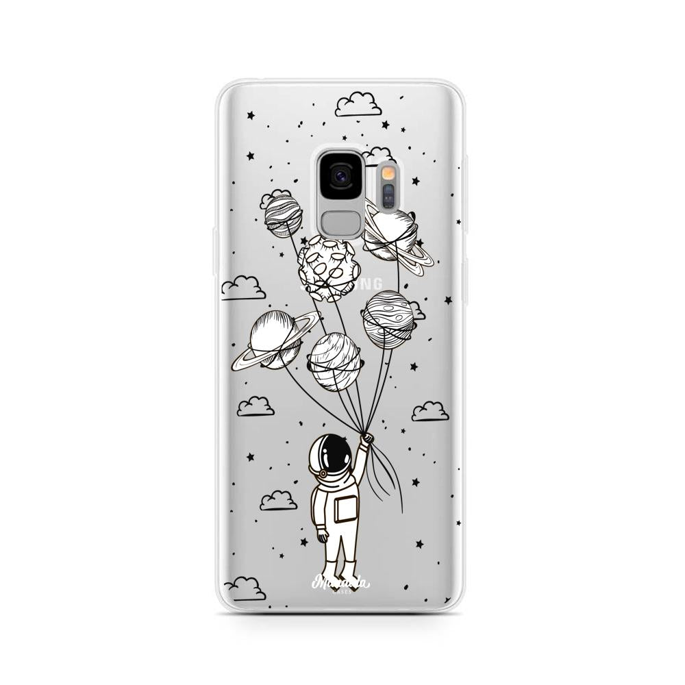 Case para Samsung S9 Plus Funda Astronauta con Planetas  - Mandala Cases