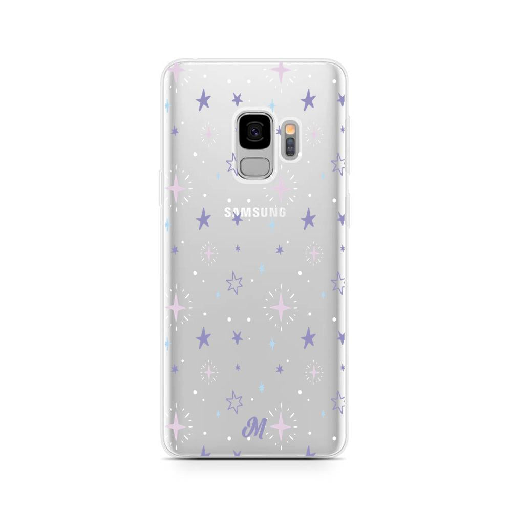 Case para Samsung S9 Plus Funda Estrellas Moradas  - Mandala Cases