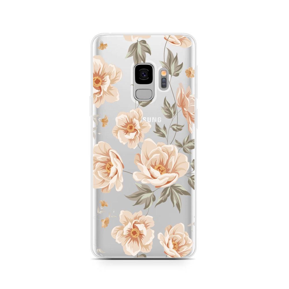 Case para Samsung S9 Plus de Flores Beige - Mandala Cases
