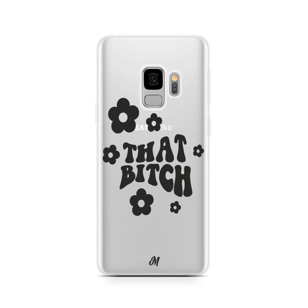 Case para Samsung S9 Plus that bitch negro - Mandala Cases