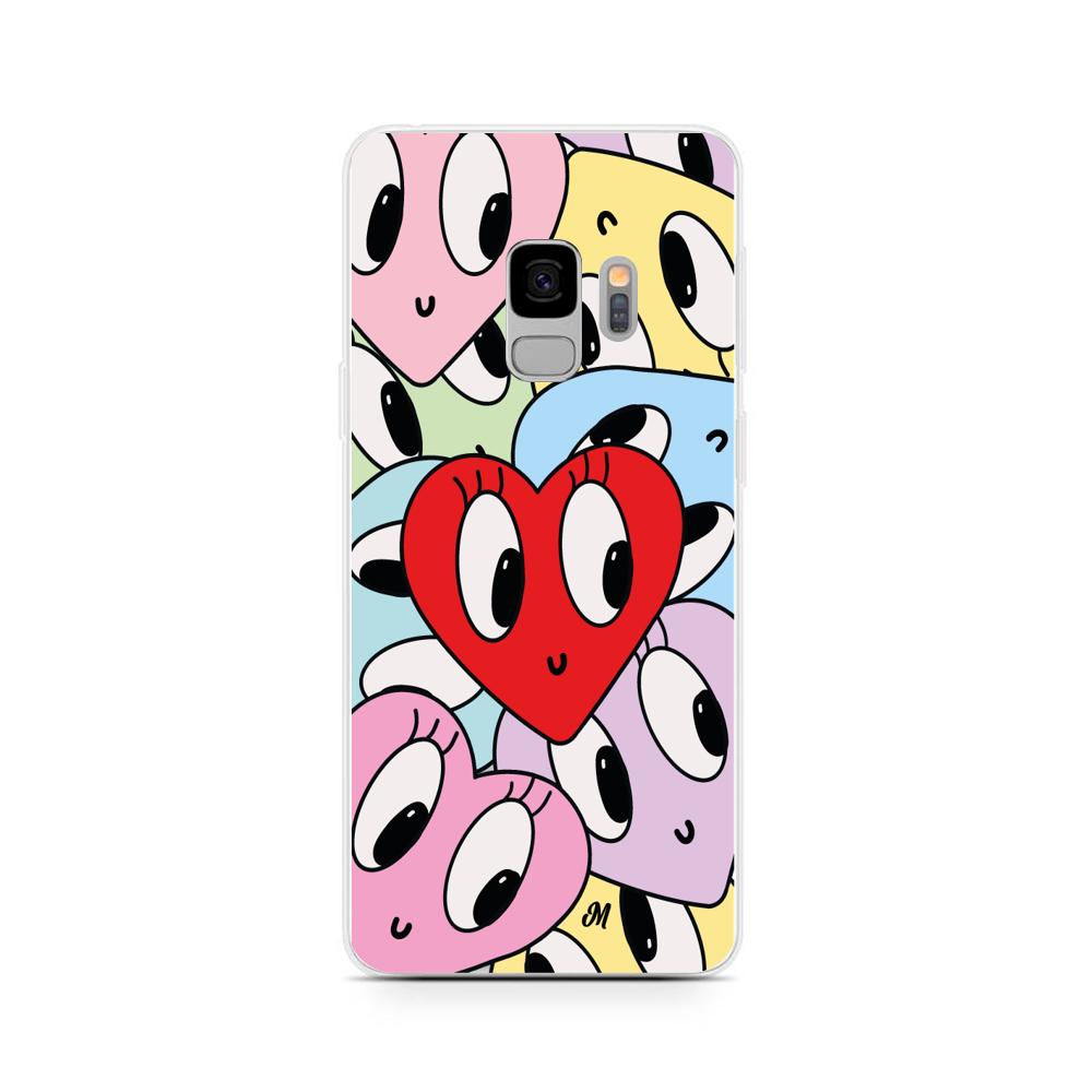 Case para Samsung S9 Plus Corazones felices - Mandala Cases