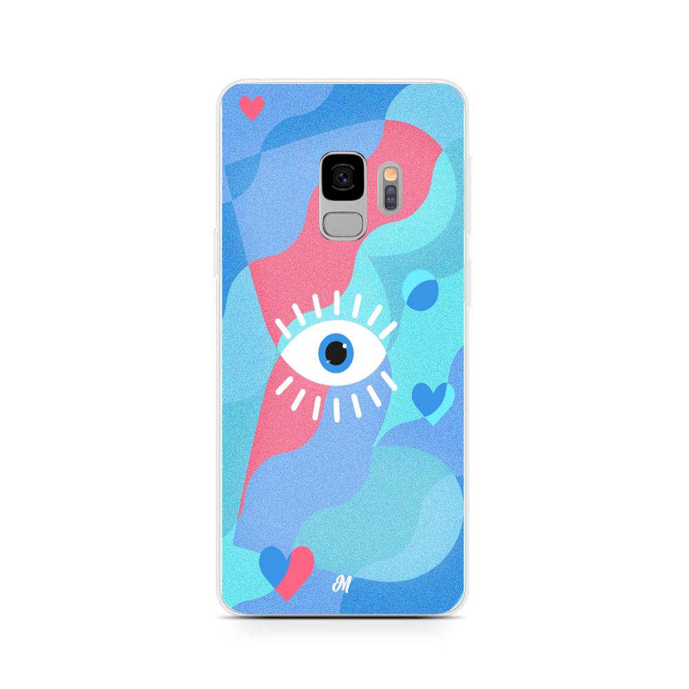 Case para Samsung S9 Plus Amor azul - Mandala Cases