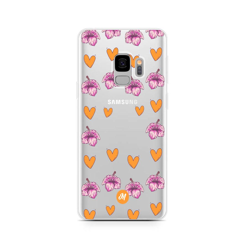 Cases para Samsung S9 Plus Amor naranja - Mandala Cases