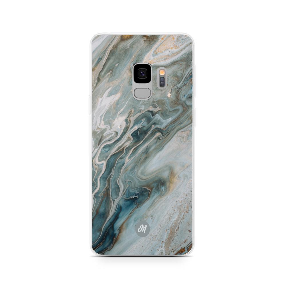 Cases para Samsung S9 Plus liquid marble gray - Mandala Cases