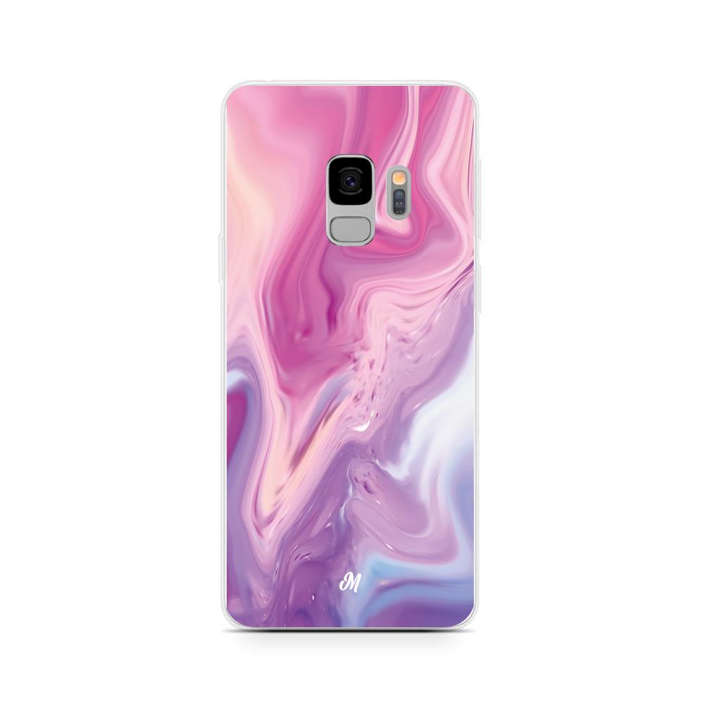 Cases para Samsung S9 Plus Marmol liquido pink - Mandala Cases