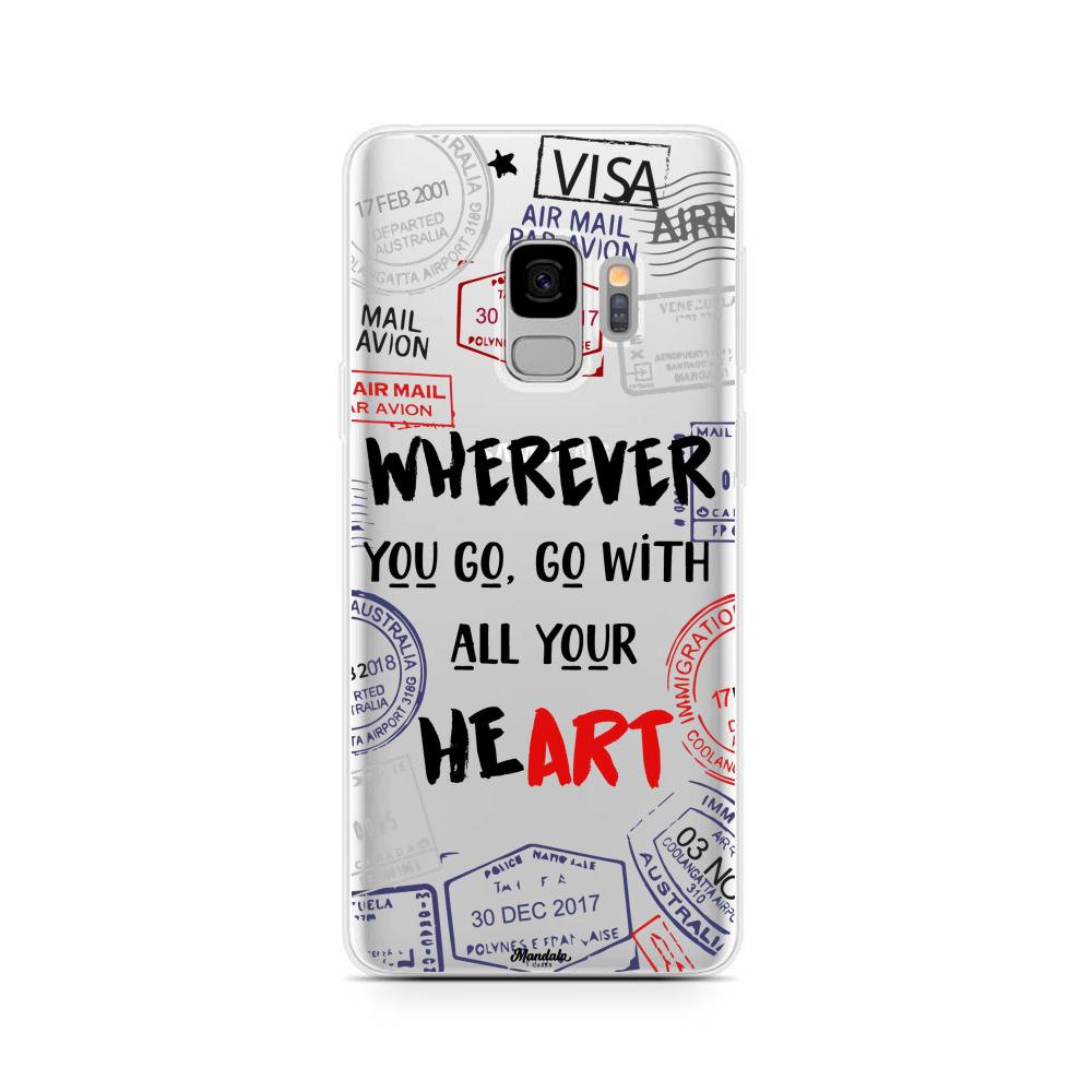 Case para Samsung S9 Plus Go With Your Heart - Mandala Cases