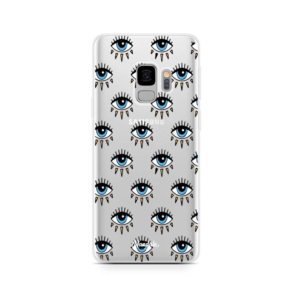 Estuches para Samsung S9 Plus - Light Blue Eyes Case  - Mandala Cases