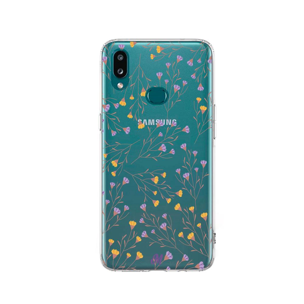 Case para Samsung a10s Flores Primavera-  - Mandala Cases
