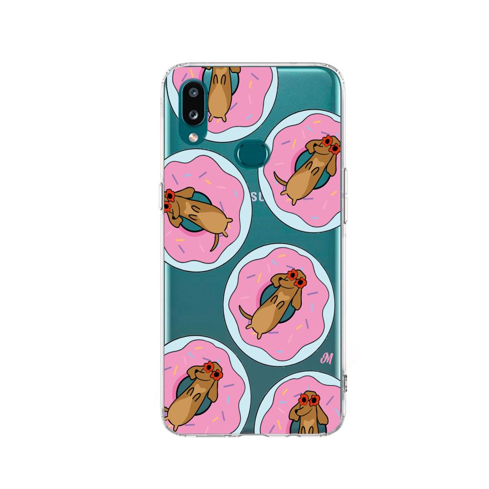 Case para Samsung a10s Perritos y Donas - Mandala Cases