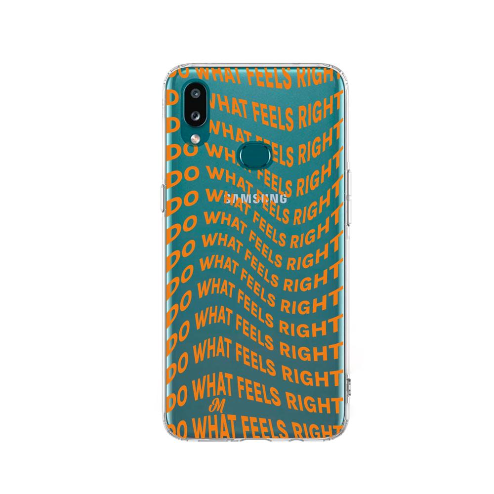 Case para Samsung a10s Do What Feels Right - Mandala Cases