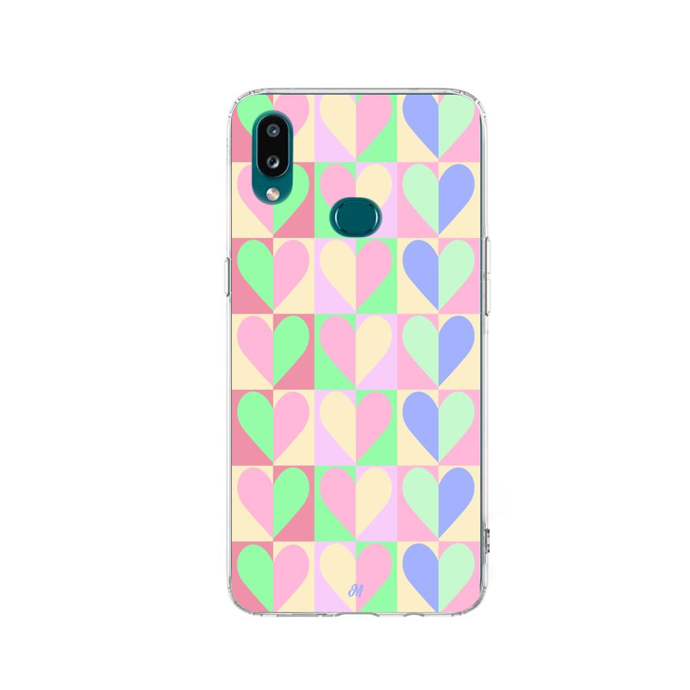 Case para Samsung a10s Corazones Lovely - Mandala Cases