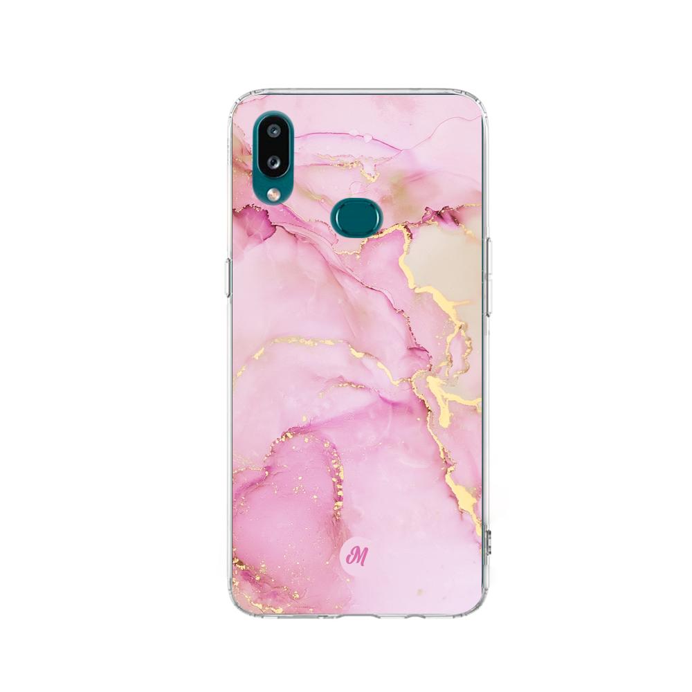 Cases para Samsung a10s Pink marble - Mandala Cases