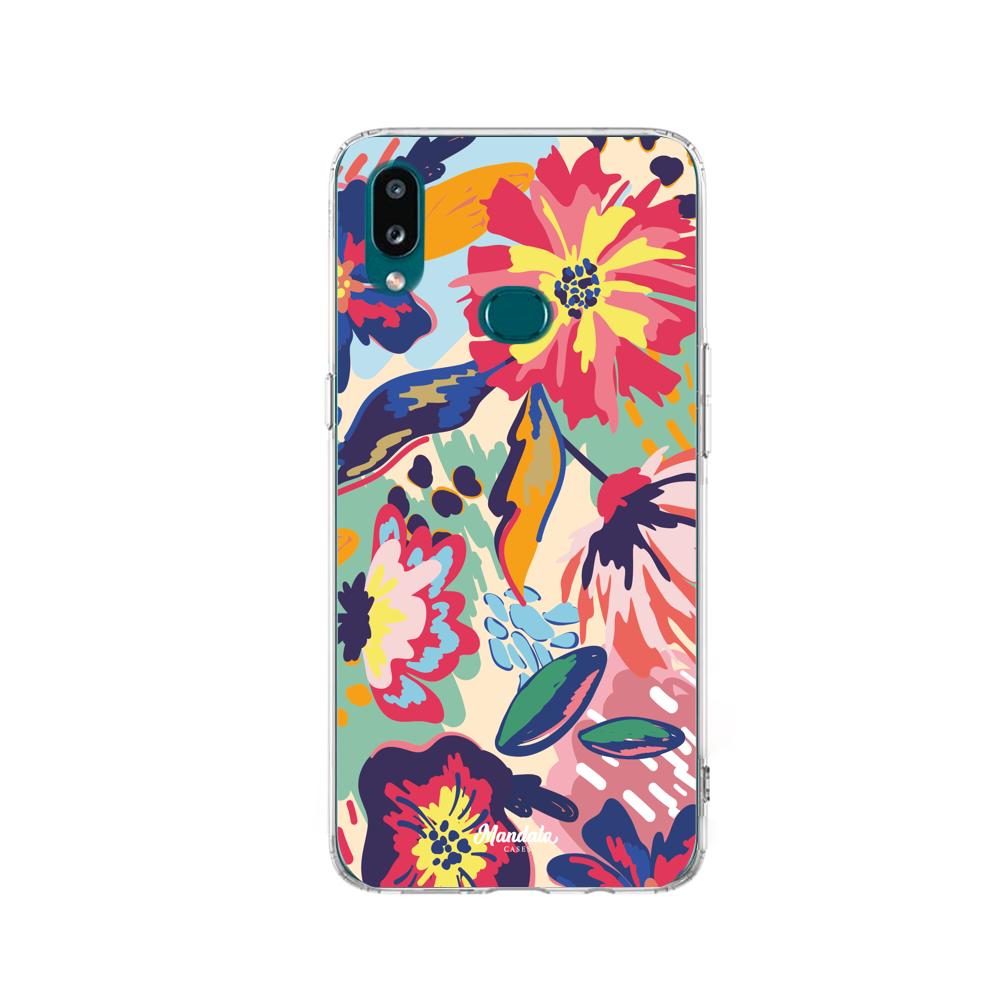 Estuches para Samsung a10s - Colors Flowers Case  - Mandala Cases