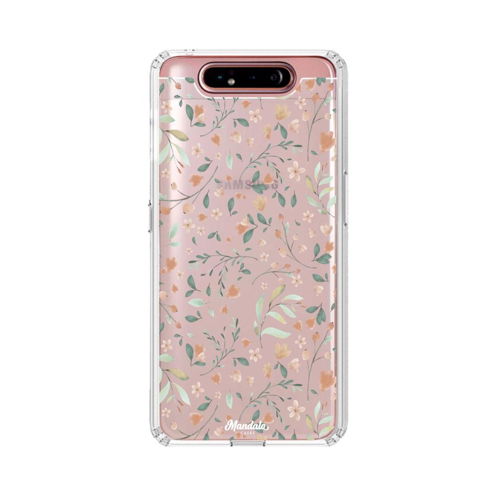 Case para Samsung A80 Funda Flores Delicadas  - Mandala Cases