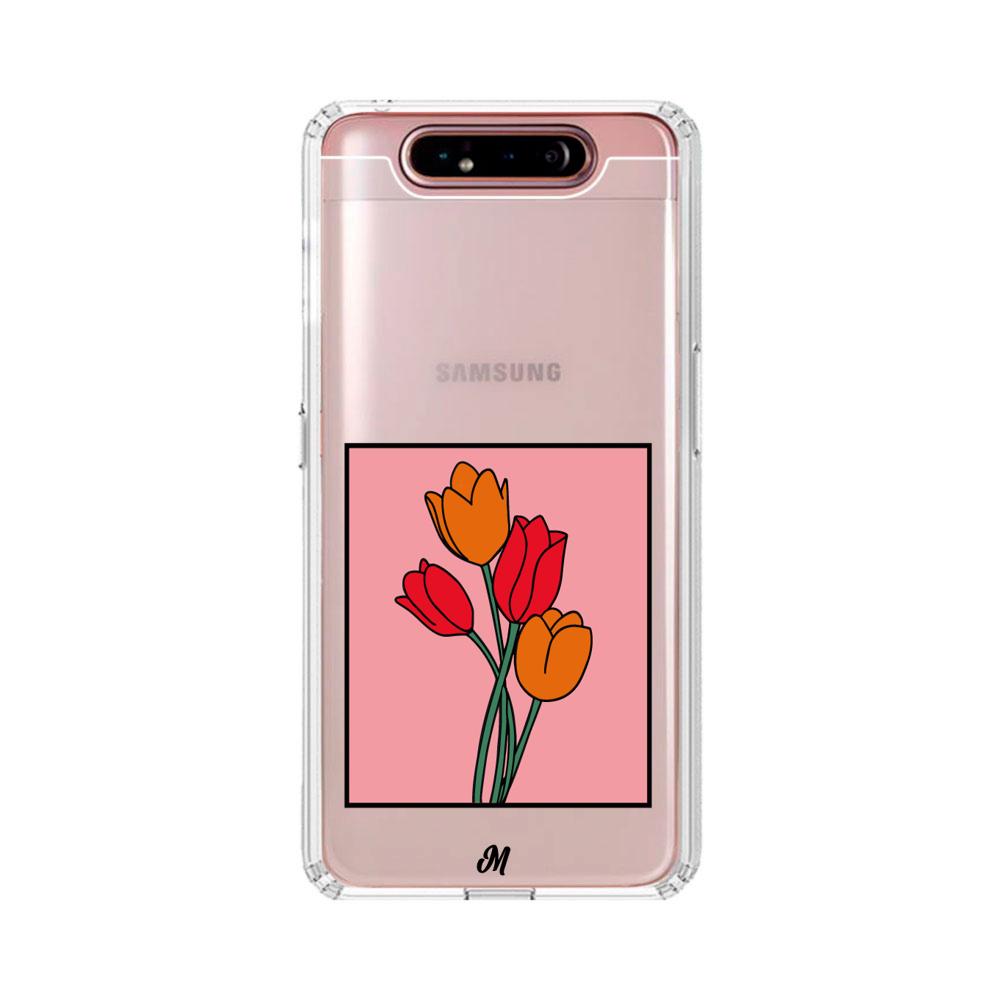 Case para Samsung A80 Tulipanes de amor - Mandala Cases