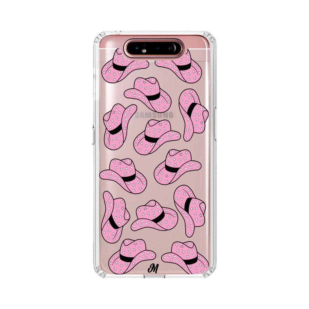 Case para Samsung A80 sombrero vaquera rosado - Mandala Cases