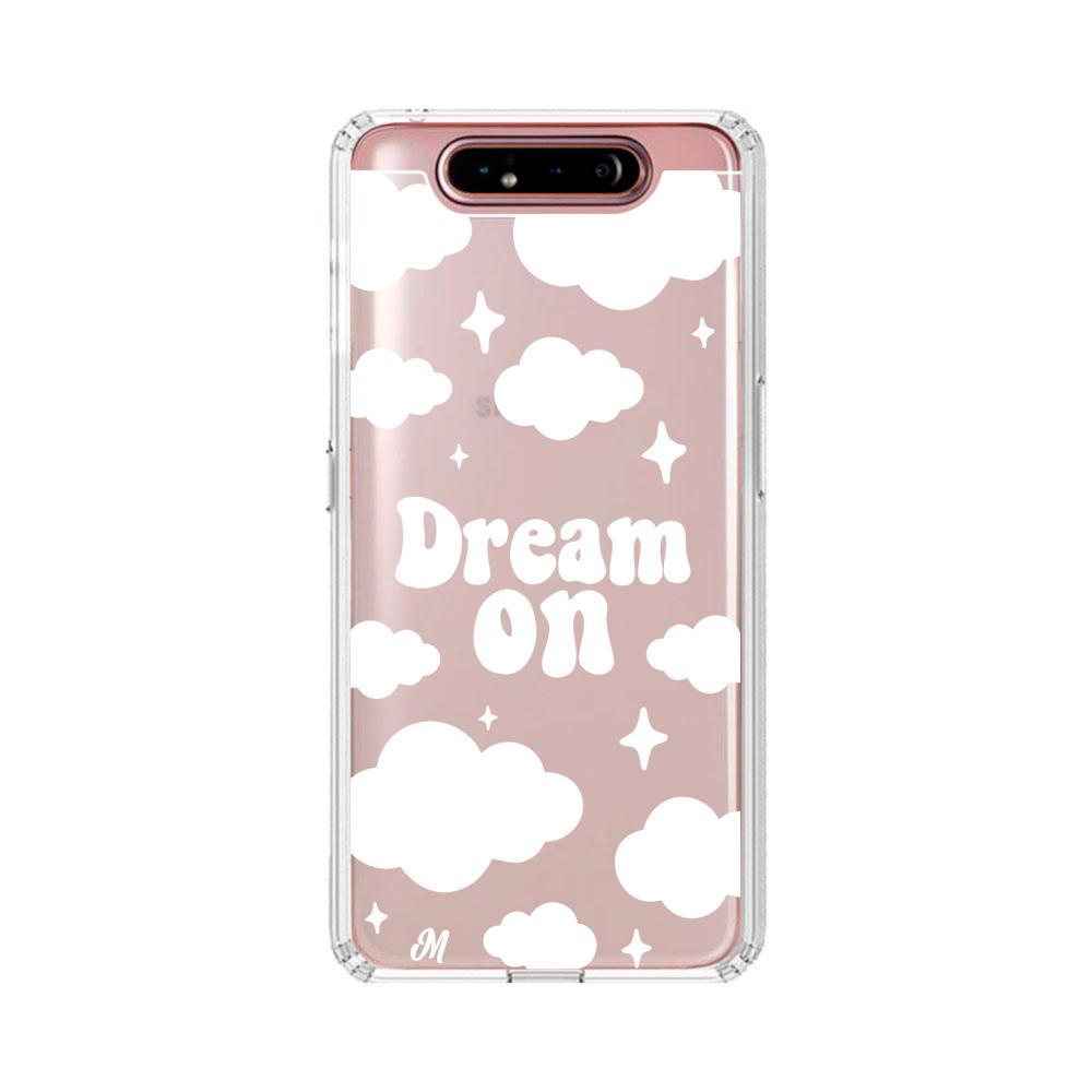 Case para Samsung A80 Dream on blanco - Mandala Cases