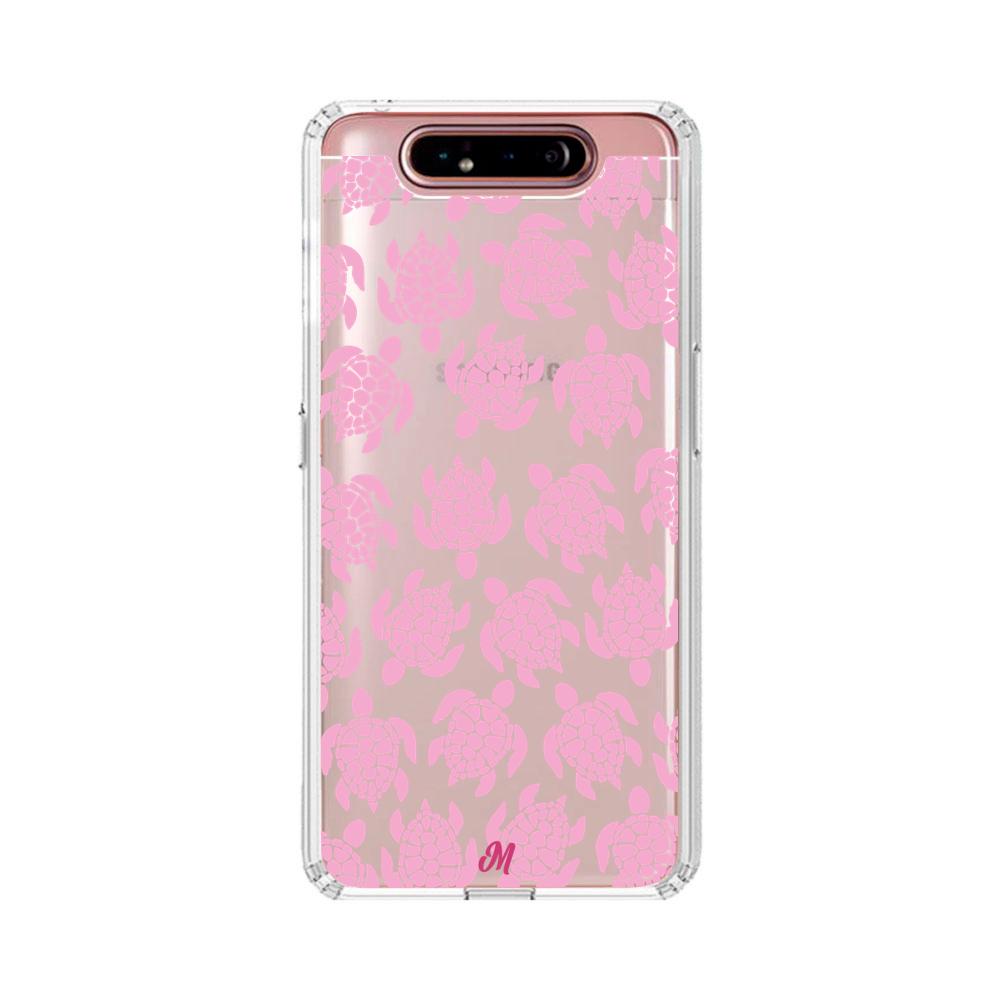 Case para Samsung A80 Tortugas rosa - Mandala Cases