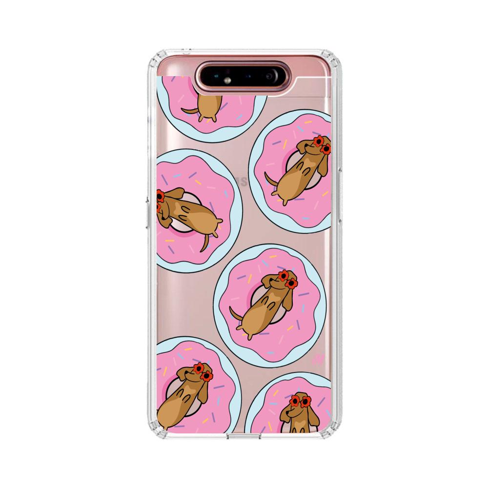 Case para Samsung A80 Perritos y Donas - Mandala Cases