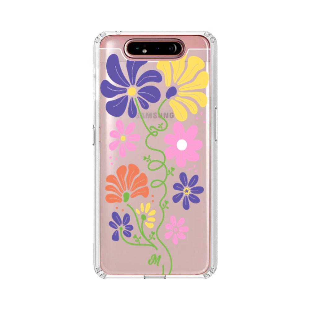 Case para Samsung A80 Flores abstractas - Mandala Cases