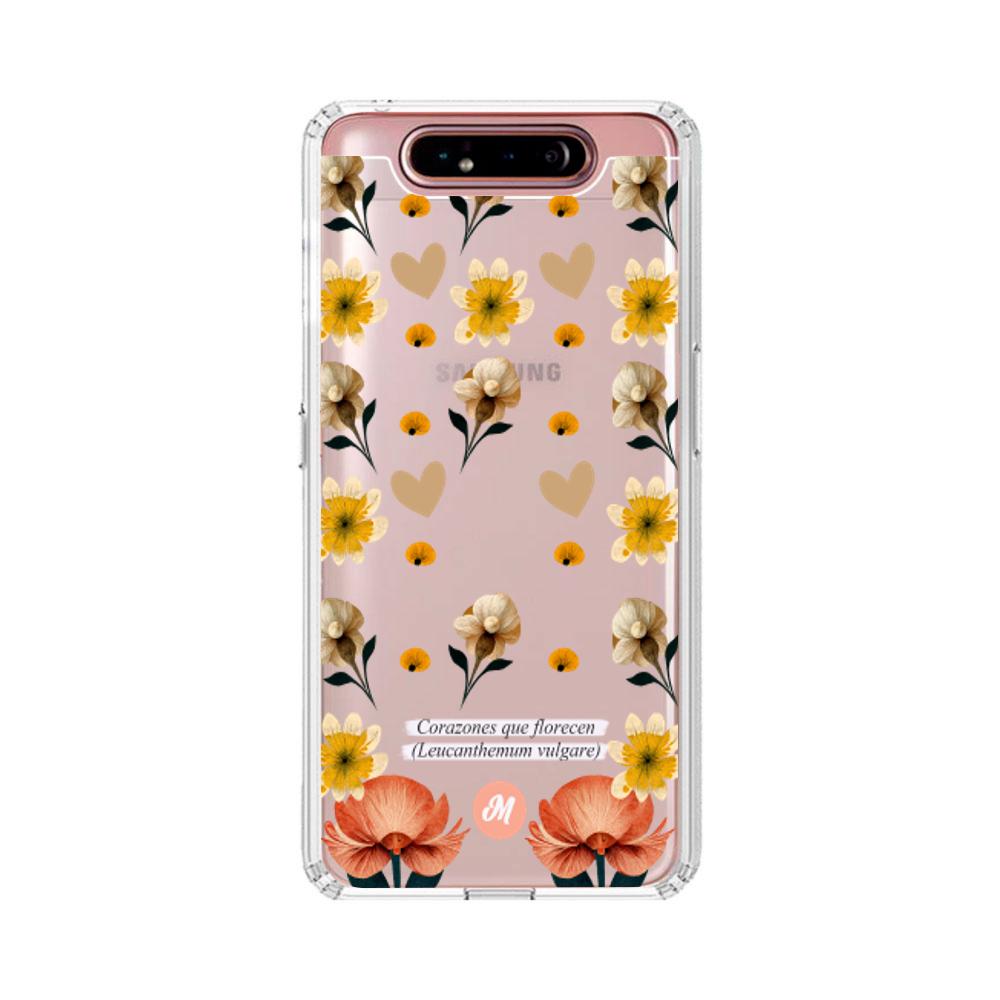 Cases para Samsung A80 Corazones que florecen - Mandala Cases