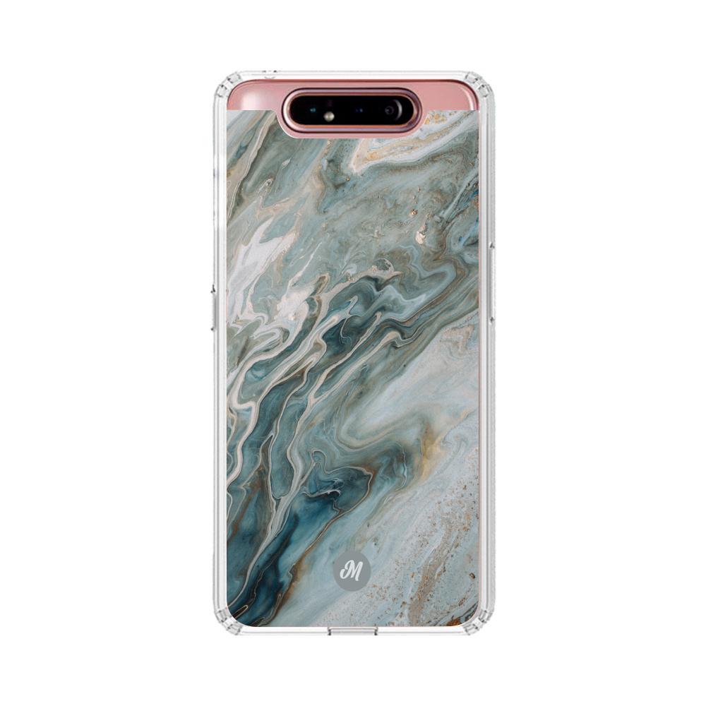 Cases para Samsung A80 liquid marble gray - Mandala Cases