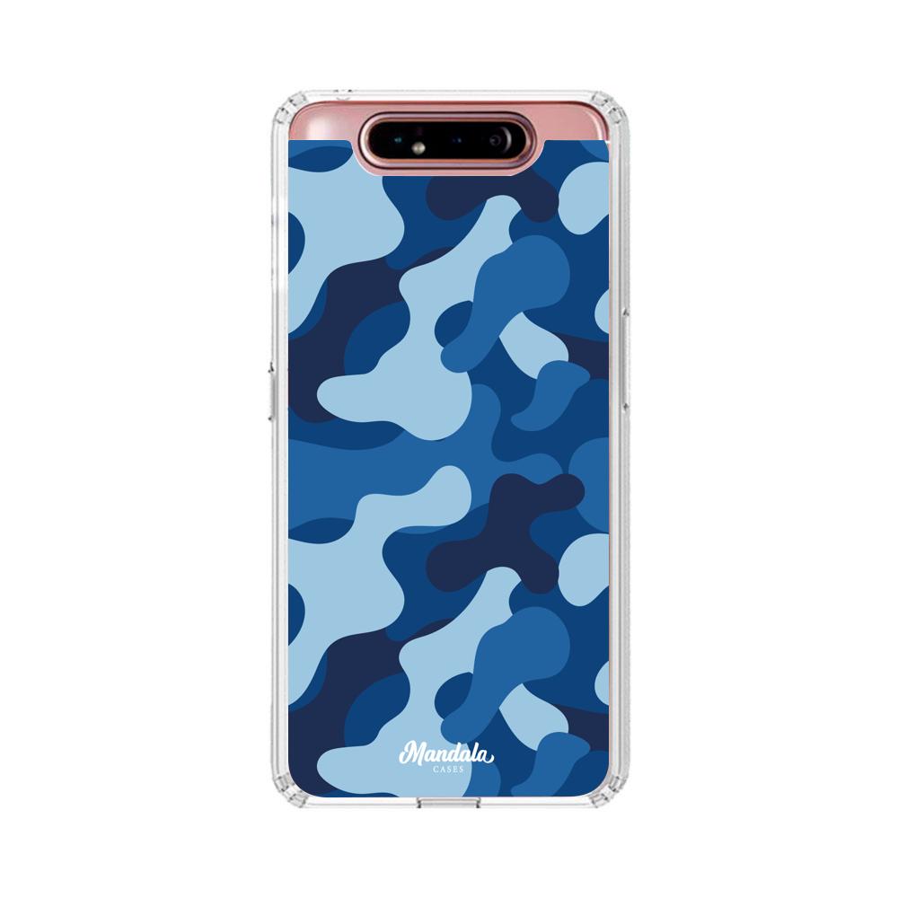 Estuches para Samsung A80 - Blue Militare Case  - Mandala Cases