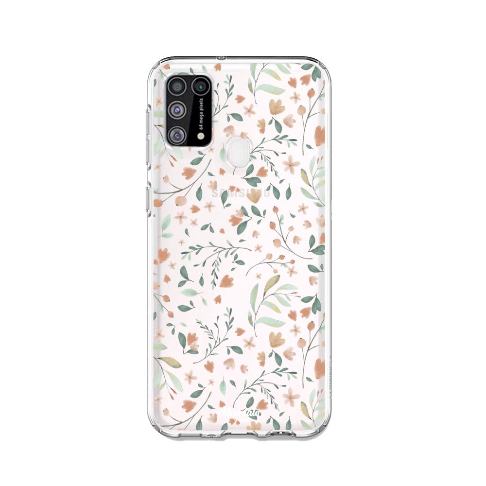 Case para Samsung M31 Funda Flores Delicadas  - Mandala Cases