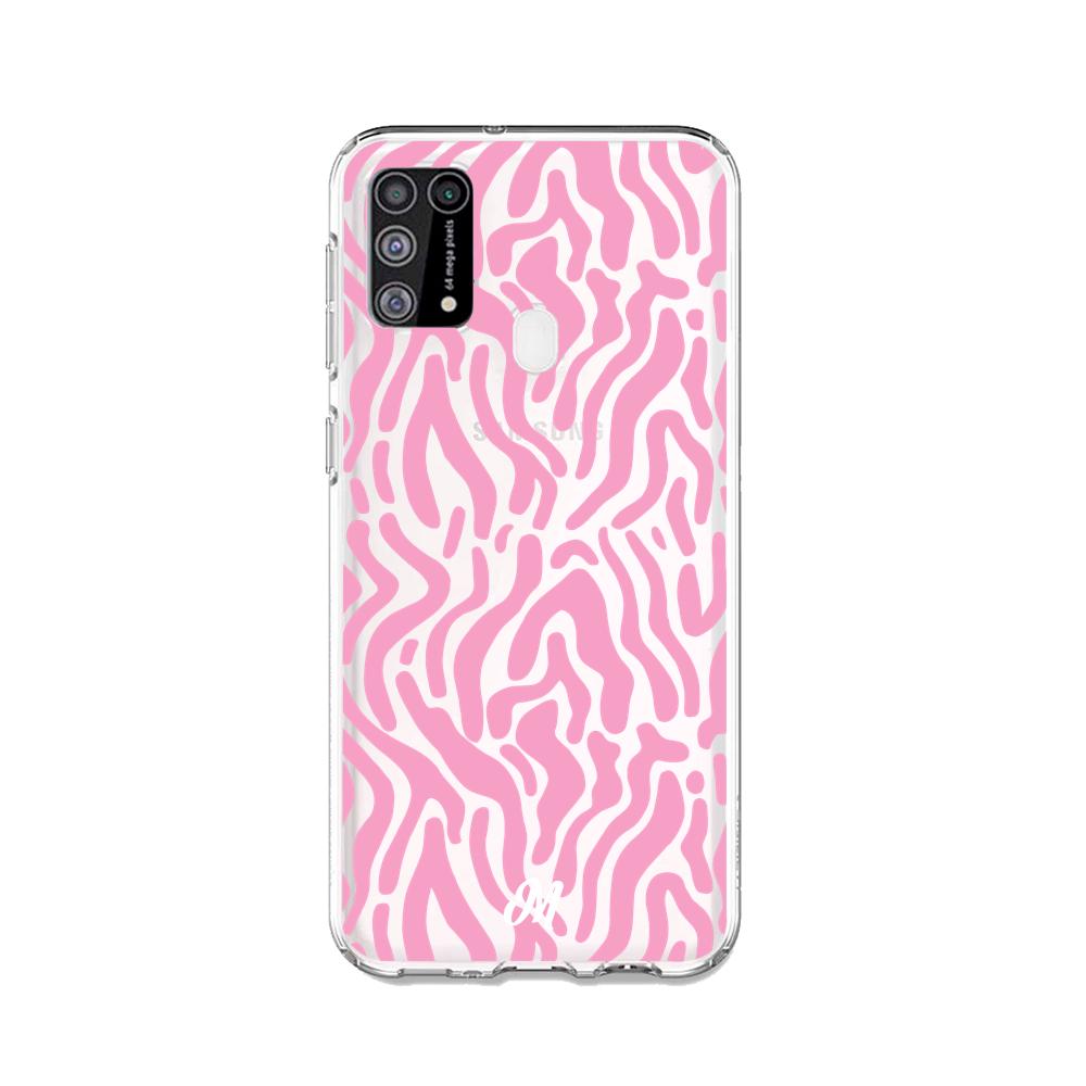 Case para Samsung M31 Líneas Rosadas - Mandala Cases