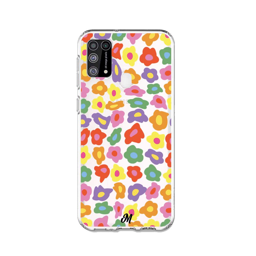 Case para Samsung M31 Flores Retro   - Mandala Cases