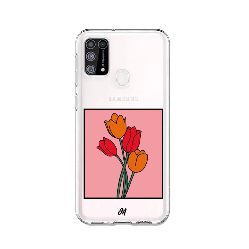 Case para Samsung M31 Tulipanes de amor - Mandala Cases