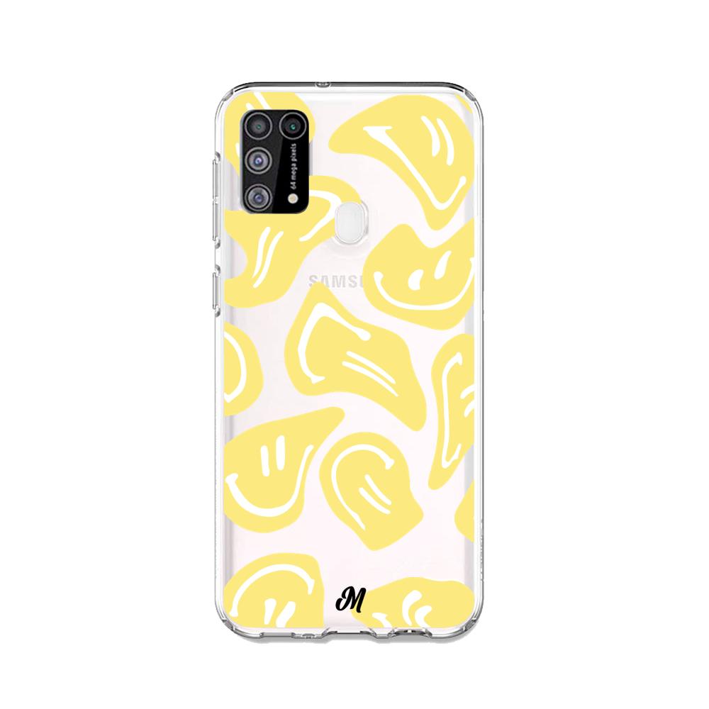 Case para Samsung M31 Happy Face Amarillo-  - Mandala Cases