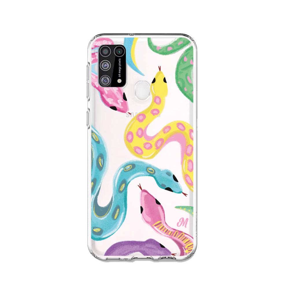 Case para Samsung M31 Serpientes coloridas - Mandala Cases