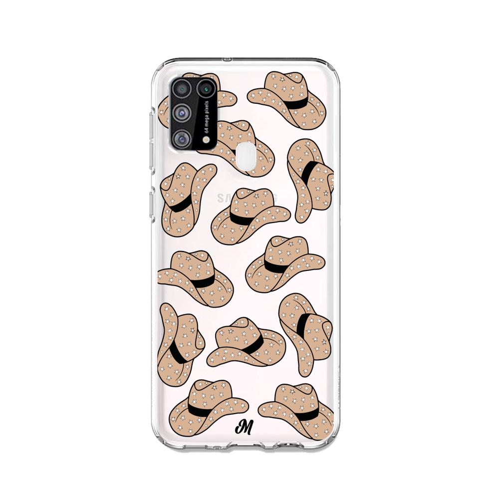 Case para Samsung M31 sombrero vaquera café - Mandala Cases