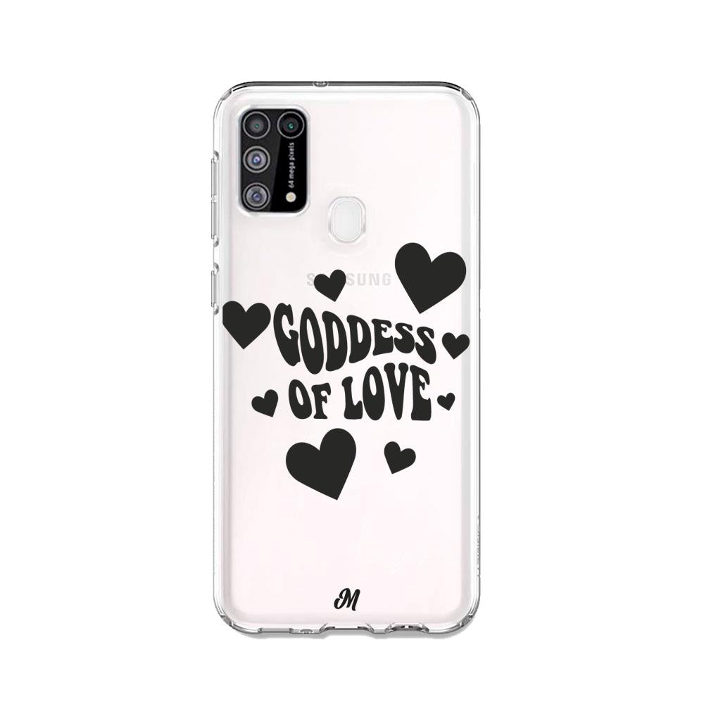 Case para Samsung M31 Goddess of love negro - Mandala Cases