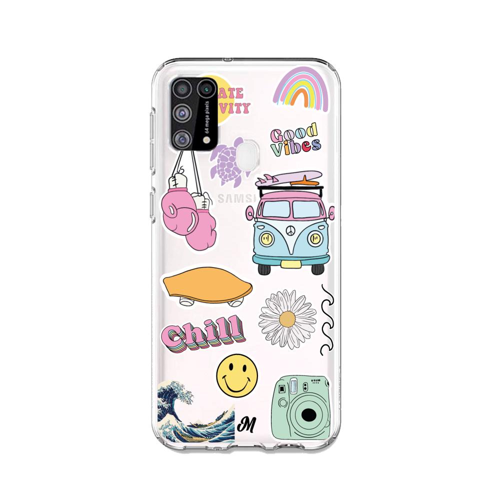 Case para Samsung M31 Chill summer stickers - Mandala Cases