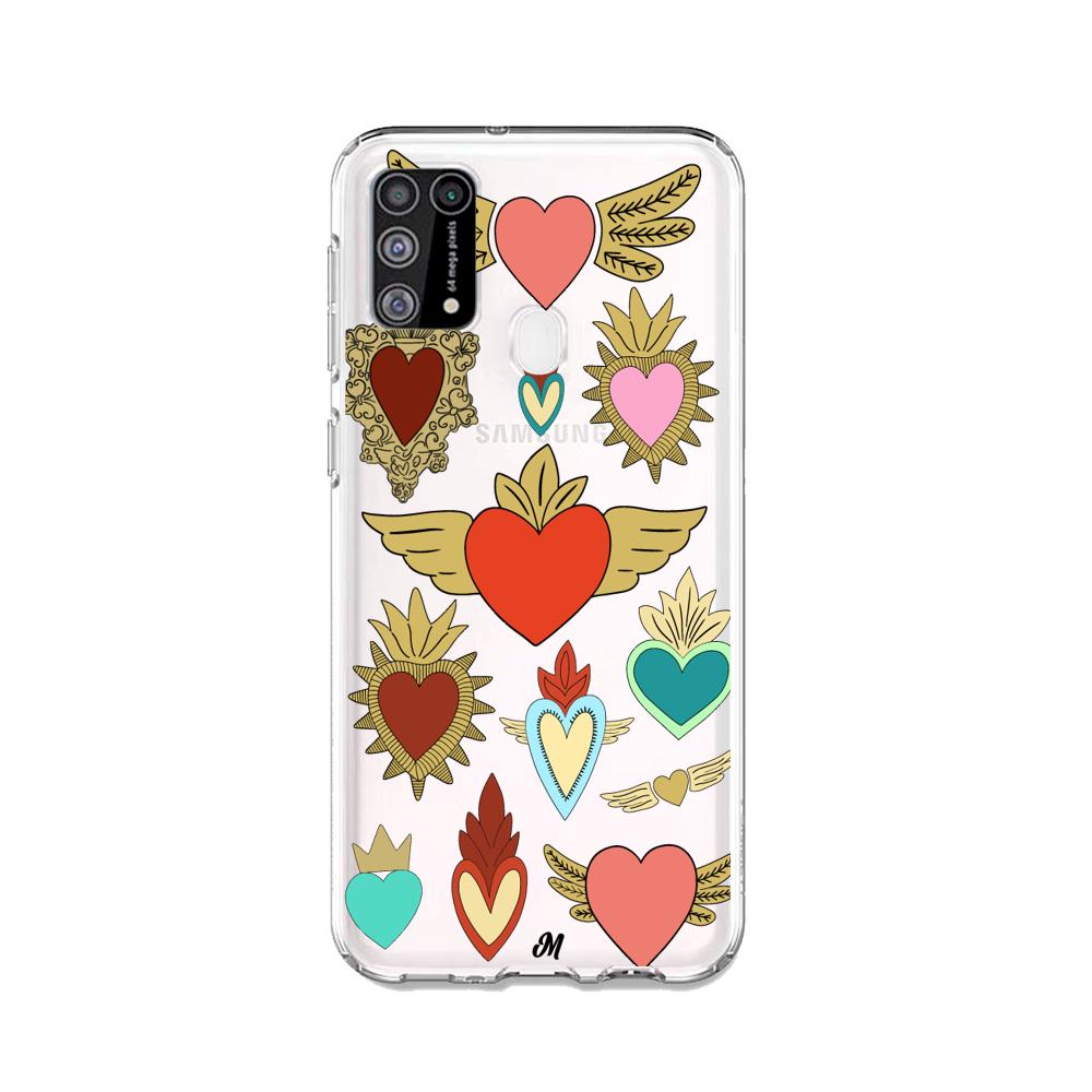 Case para Samsung M31 corazon angel - Mandala Cases