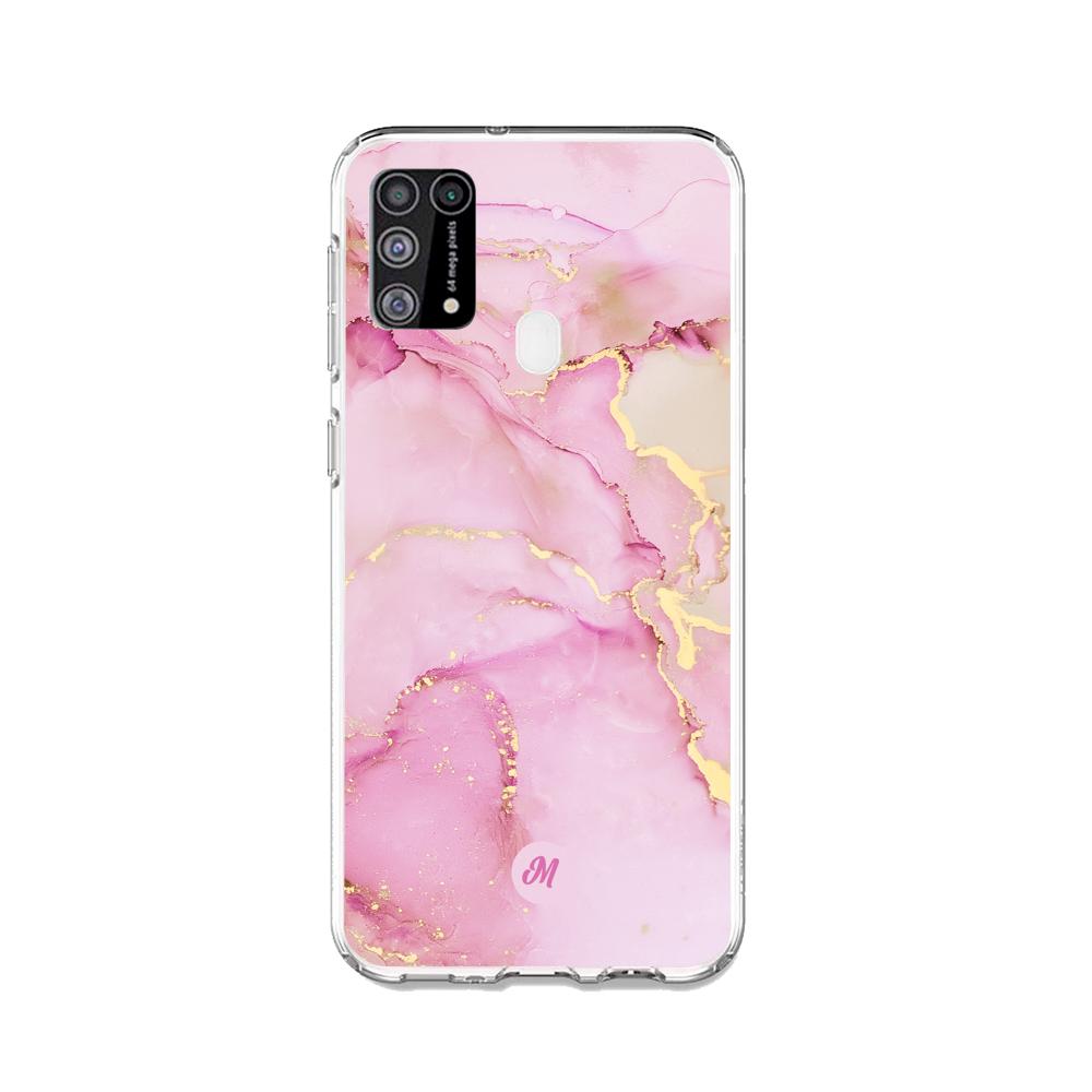 Cases para Samsung M31 Pink marble - Mandala Cases