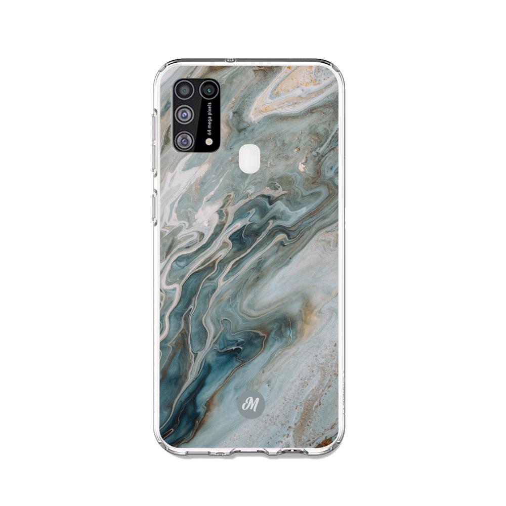 Cases para Samsung M31 liquid marble gray - Mandala Cases