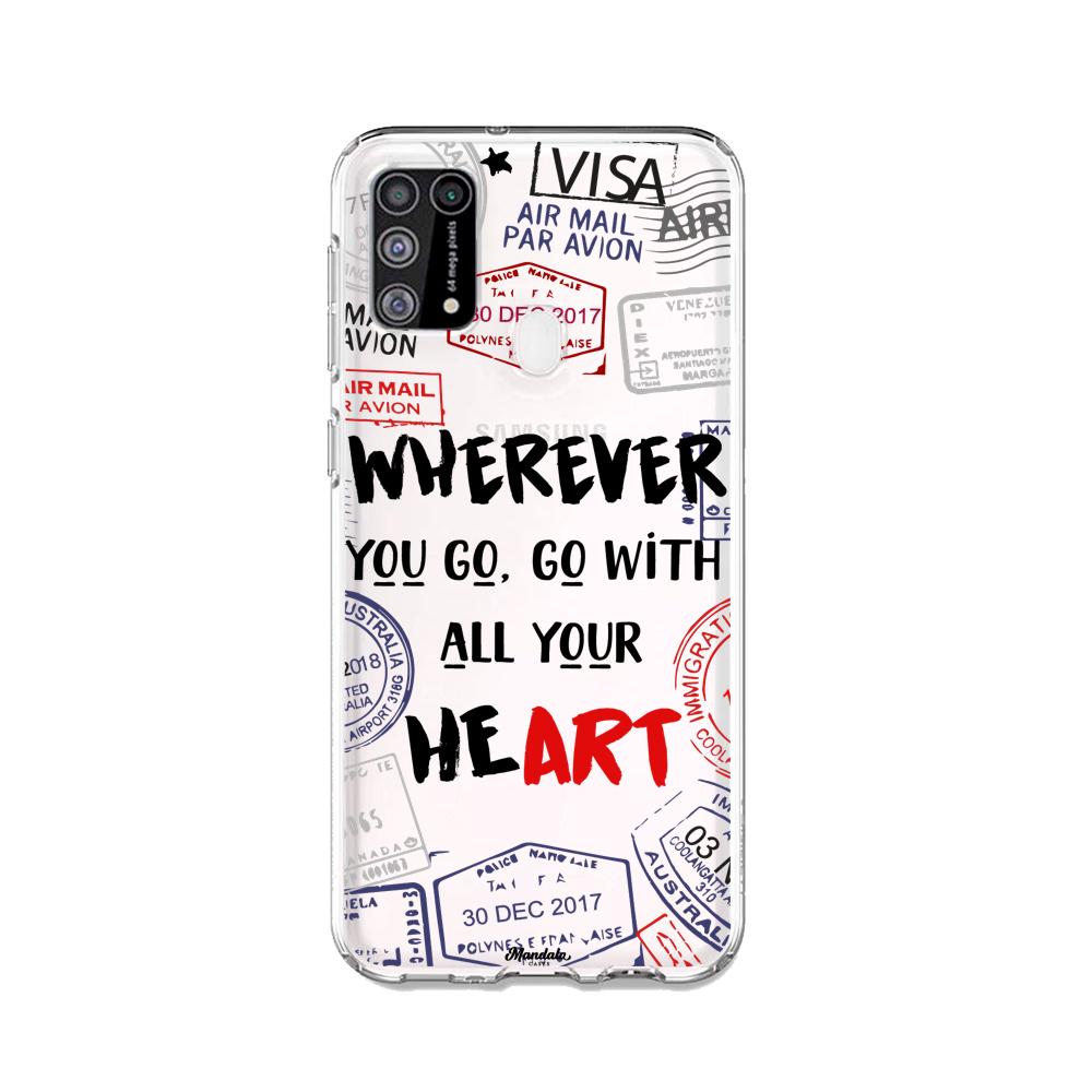 Case para Samsung M31 Go With Your Heart - Mandala Cases