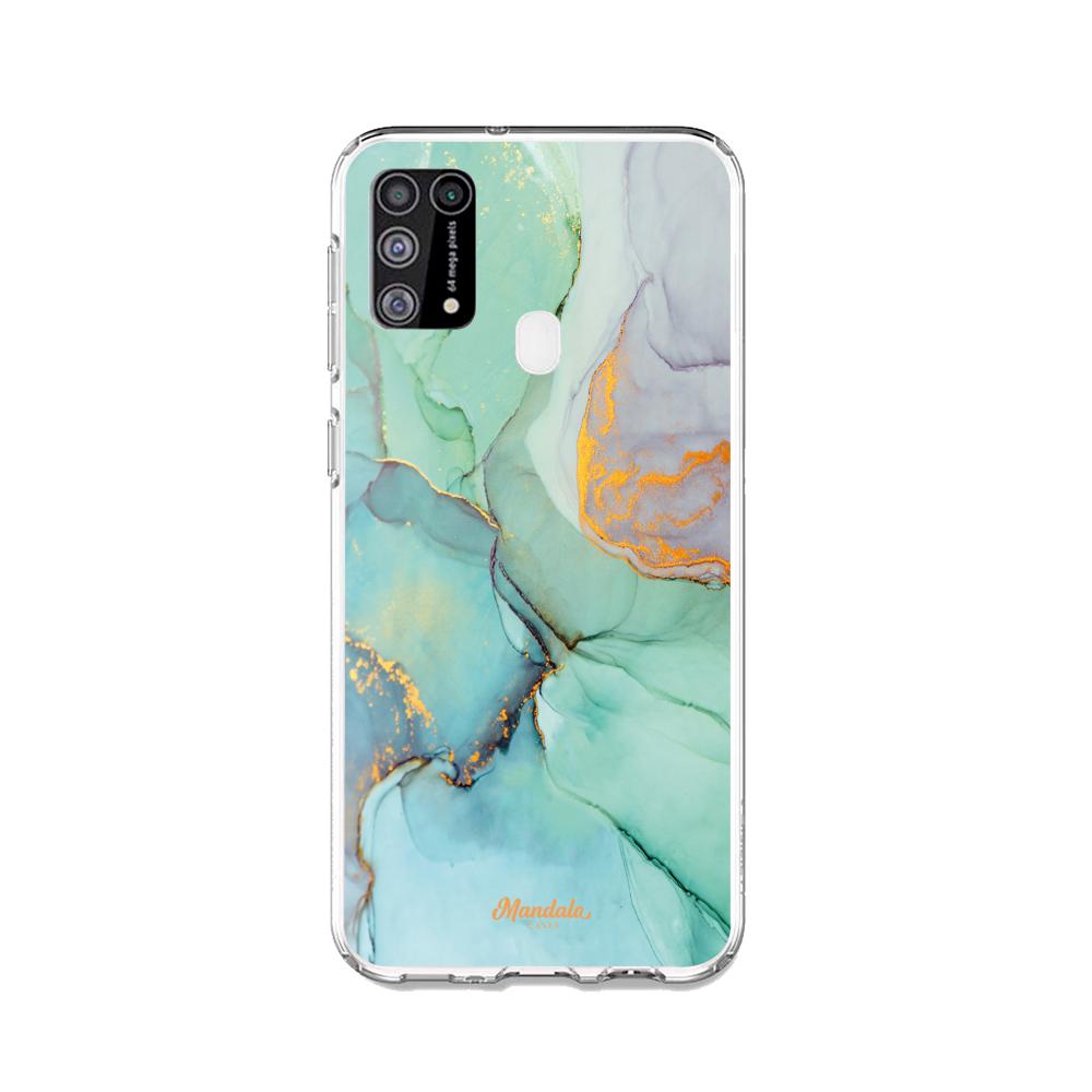 Estuches para Samsung M31 - Marble case  - Mandala Cases