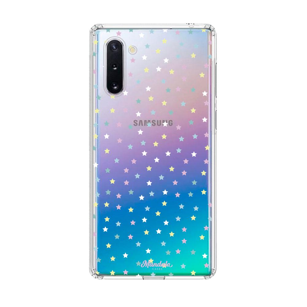 Case para Samsung note 10 Funda Estrellas Blancas  - Mandala Cases