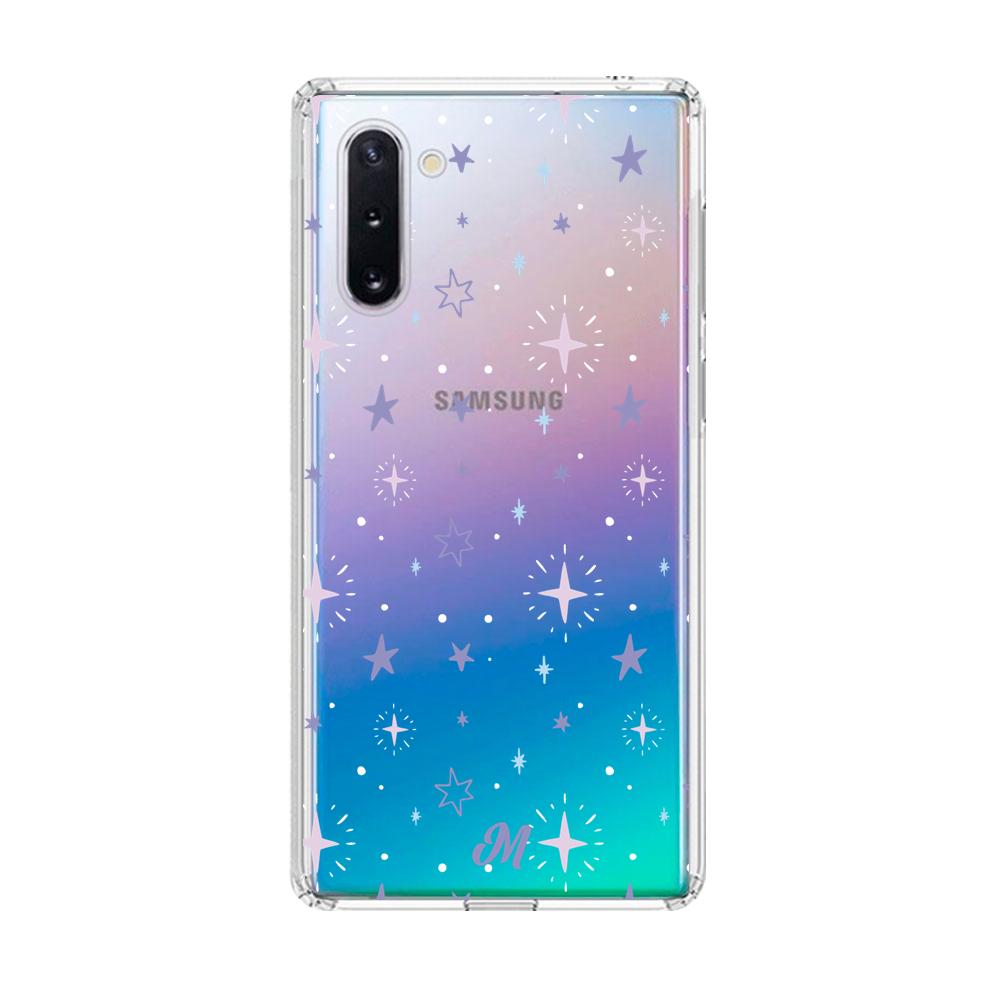 Case para Samsung note 10 Funda Estrellas Moradas  - Mandala Cases