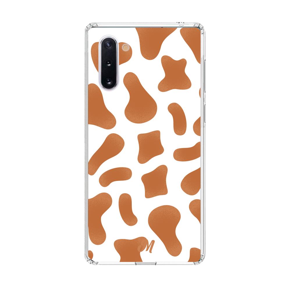 Case para Samsung note 10 Funda Vaca Café - Mandala Cases